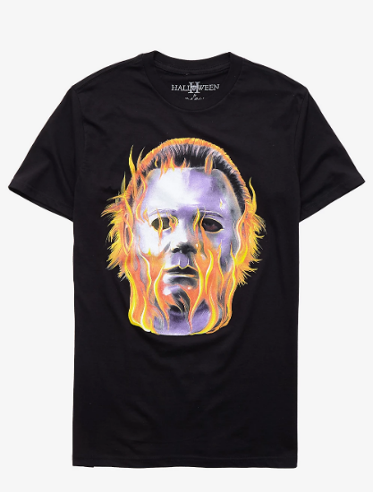 michael myers on fire